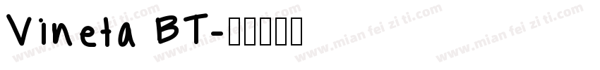 Vineta BT字体转换